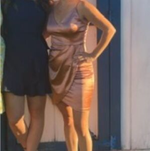 Cute pink mini dress